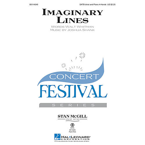 Hal Leonard Imaginary Lines (Stan McGill Choral Series) SATB composed by Joshua Shank