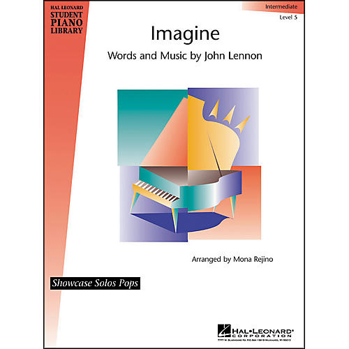 Hal Leonard Imagine Intermediate Level 5 Showcase Solos Pops Hal Leonard Student Piano Library