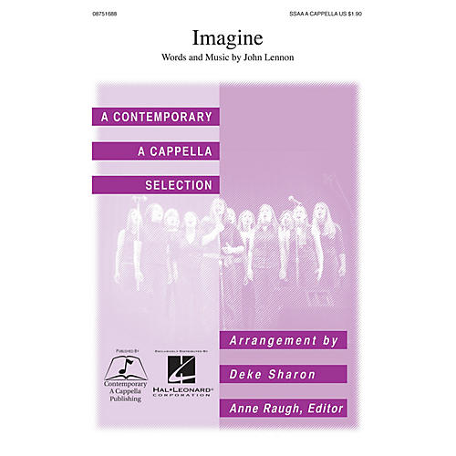 Contemporary A Cappella Publishing Imagine SSAA A Cappella by John Lennon arranged by Deke Sharon