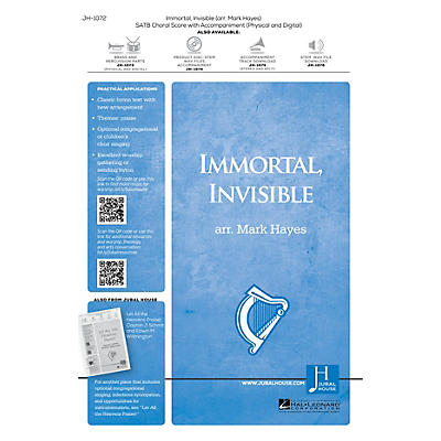 Jubal House Publications Immortal, Invisible, God Only Wise Accompaniment CD Arranged by Mark Hayes