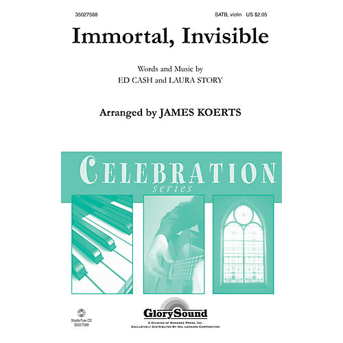 Immortal, Invisible Studiotrax CD Arranged by James Koerts