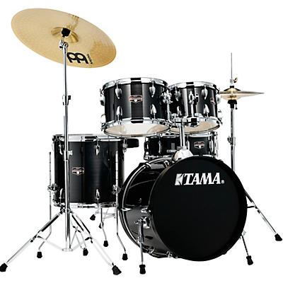TAMA Imperialstar 5-Piece Complete Drum Set With 18" Bass Drum and MEINL HCS Cymbals
