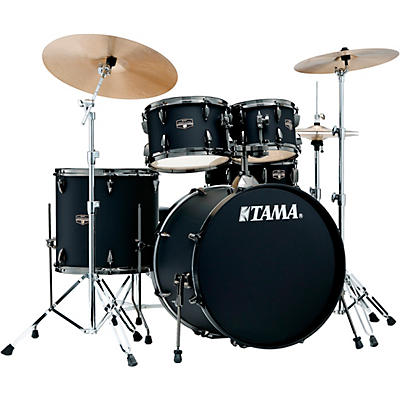 TAMA Imperialstar 5-Piece Complete Drum Set With 22" Bass Drum and MEINL HCS Cymbals