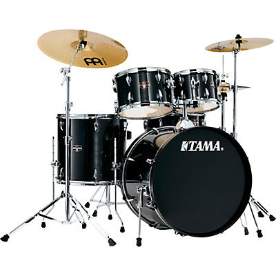 TAMA Imperialstar 5-Piece Complete Drum Set With 22" Bass Drum and MEINL HCS Cymbals