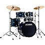 TAMA Imperialstar 5-Piece Complete Drum Set with Meinl HCS cymbals and 20 in. Bass Drum Dark Blue