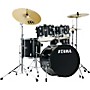 Tama Imperialstar 5-Piece Complete Drum Set with Meinl HCS cymbals and 20 in. Bass Drum Hairline Black