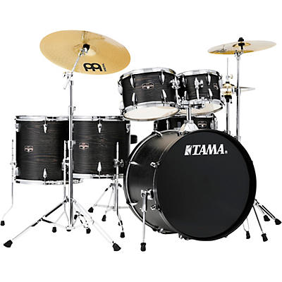 TAMA Imperialstar 6-Piece Complete Drum Set With MEINL HCS Cymbals and 22" Bass Drum