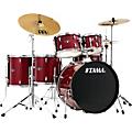 TAMA Imperialstar 6-Piece Complete Drum Set with Meinl HCS Cymbals and 22 in. Bass Drum Candy Apple MistCandy Apple Mist