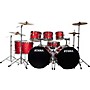 TAMA Imperialstar 8-Piece Double Bass Drum Set With MEINL HCS Cymbals - Candy Apple Mist