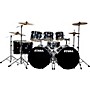 TAMA Imperialstar 8-Piece Double Bass Drum Set with MEINL HCS Cymbals Hairline Black