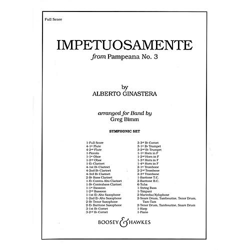 Boosey and Hawkes Impetuosamente (from Pampeana No. 3) Concert Band Composed by Alberto E. Ginastera Arranged by Greg Bimm