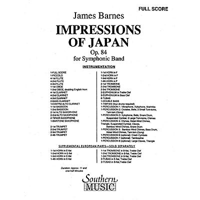 Southern Impressions of Japan Concert Band Level 5 Composed by James Barnes