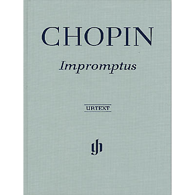G. Henle Verlag Impromptus Henle Music Folios Series Hardcover