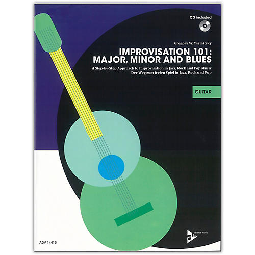 Improvisation 101: Major, Minor, and Blues Guitar Book & CD