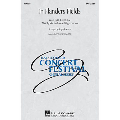 Hal Leonard In Flanders Fields SSA Arranged by Roger Emerson