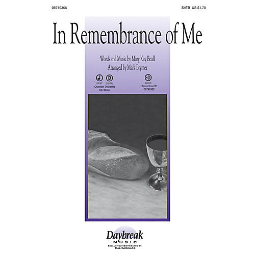 In Remembrance of Me IPAKCO Arranged by Mark Brymer