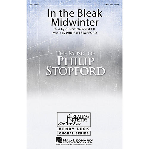 Hal Leonard In the Bleak Midwinter SATB Divisi composed by Philip Stopford