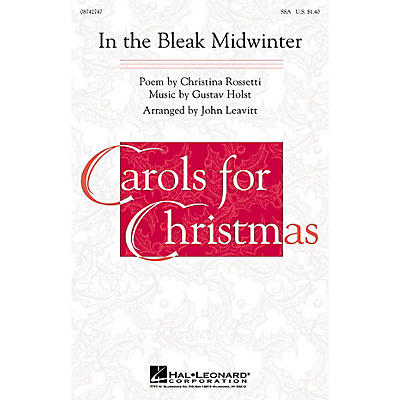 Hal Leonard In the Bleak Midwinter SSA arranged by John Leavitt