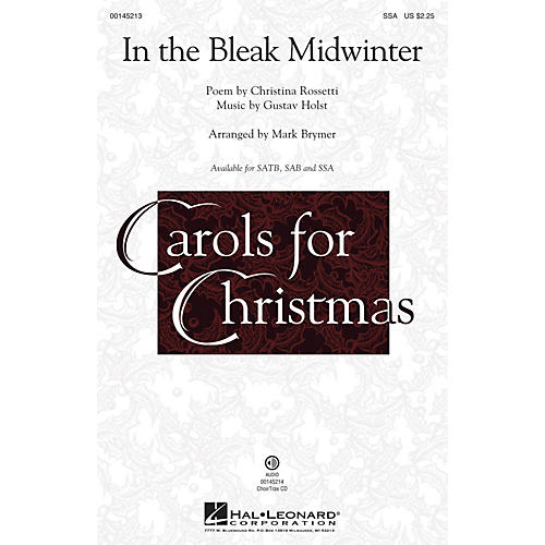 Hal Leonard In the Bleak Midwinter SSA arranged by Mark Brymer