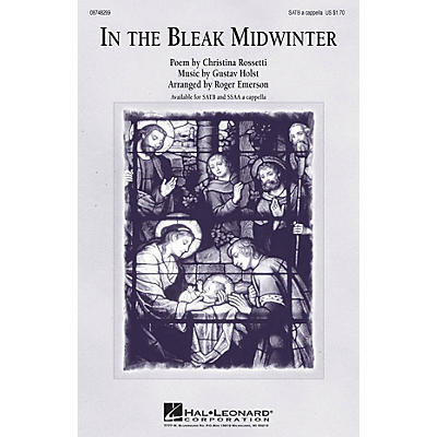 Hal Leonard In the Bleak Midwinter SSAA A Cappella Arranged by Roger Emerson