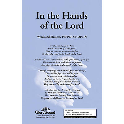 Shawnee Press In the Hands of the Lord SATB composed by Pepper Choplin