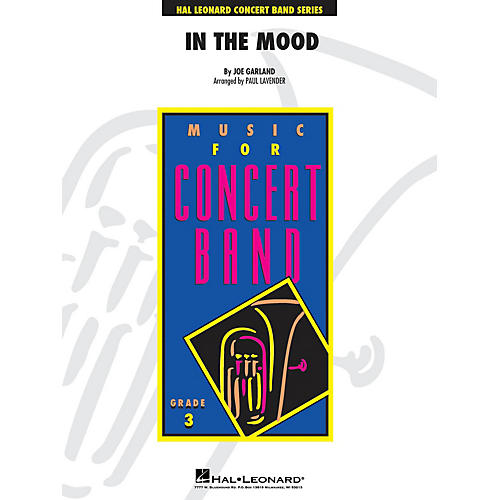 Hal Leonard In the Mood - Young Concert Band Level 3 arranged by Paul Lavender