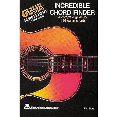 Hal Leonard Incredible Chord Finder 6" x 9" Edition Book