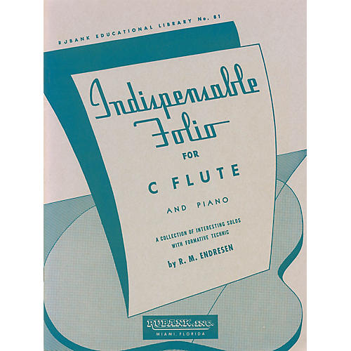 Rubank Publications Indispensable Folio - Flute and Piano Rubank Solo Collection Series