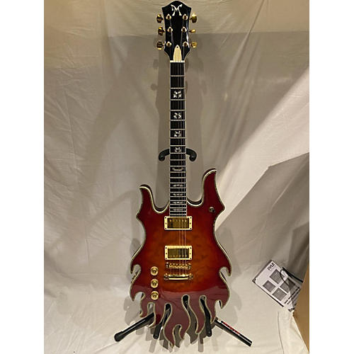 Minarik Inferno Left Handed Solid Body Electric Guitar Cherry