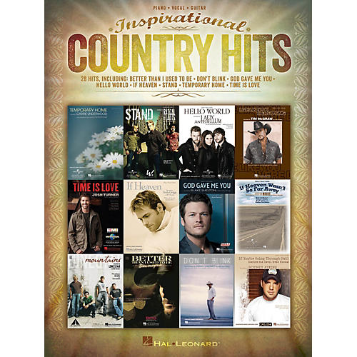 Hal Leonard Inspirational Country Hits for Piano/Vocal/Guitar