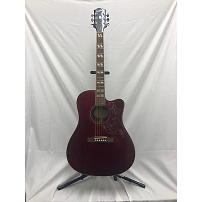 Epiphone Inspired By Gibson Hummingbird EC Acoustic Electric Guitar