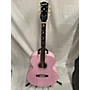 Used Epiphone Inspired By Gibson J-180 LS Acoustic Electric Guitar Pink