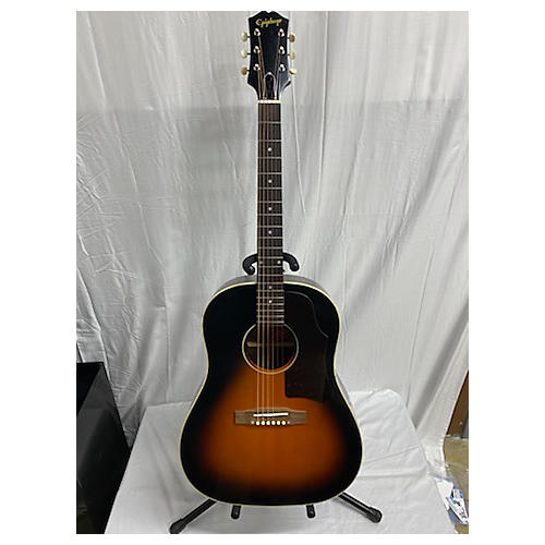 Epiphone Inspired By Gibson J45 Acoustic Electric Guitar Vintage Aged Sunburst