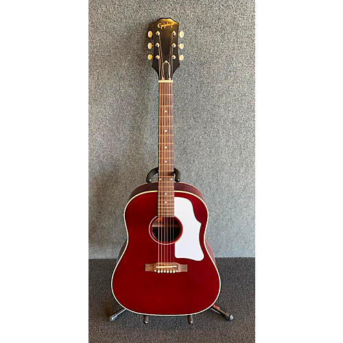 Epiphone Inspired By Gibson J45 Acoustic Electric Guitar Wine Red