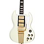 Epiphone Inspired by Gibson Custom 1963 Les Paul SG Custom With Maestro Vibrola Electric Guitar - Classic White