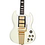 Open-Box Epiphone Inspired by Gibson Custom 1963 Les Paul SG Custom With Maestro Vibrola Electric Guitar Condition 2 - Blemished Classic White 197881153045