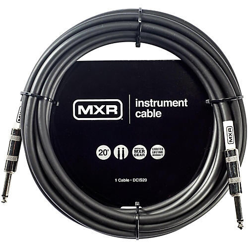 MXR Instrument Cable 20 ft. Black