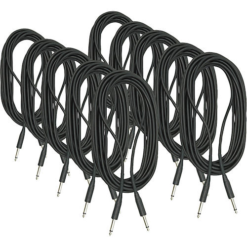 Instrument  Cable with Upgraded 1/4 Tips 10 Pack 20 Foot