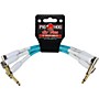 Pig Hog Instrument Cables Lil Pigs 6 in. Patch Cables (3-Pack) Daphne Blue