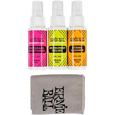 Ernie Ball Instrument Care Kit With Cloth