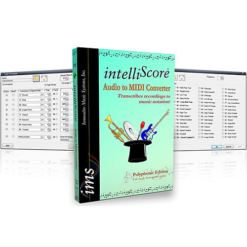 IntelliScore Ensemble Audio to MIDI Converter Software Download