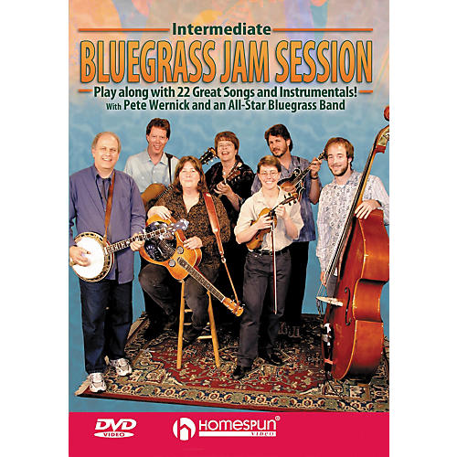 Intermediate Bluegrass Jam Session for Any Instrument Play Along (DVD)