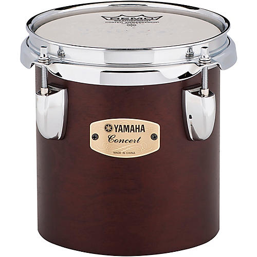 Yamaha Intermediate Concert Tom with YESS Mount Condition 2 - Blemished 10 x 6 in., Darkwood Stain 197881060268