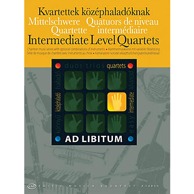 Editio Musica Budapest Intermediate Level Quartets EMB Series Softcover Edited by László Zempléni