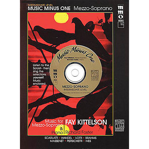 Intermediate Mezzo Soprano Solos Music Minus One Series Softcover with CD