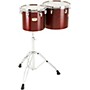 Yamaha Intermediate Single Head Concert Tom Set with WS-865A Stand Darkwood Stain Finish 10 and 12 in.