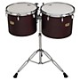 Yamaha Intermediate Single Head Concert Tom Set with WS-865A Stand Darkwood Stain Finish 13 and 14 in.