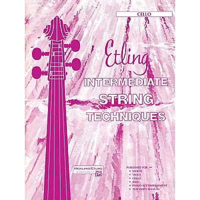 Alfred Intermediate String Techniques Cello