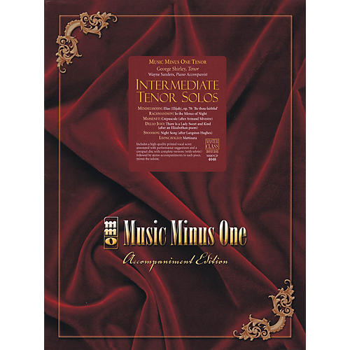 Intermediate Tenor Solos Music Minus One Series Softcover with CD  by Various