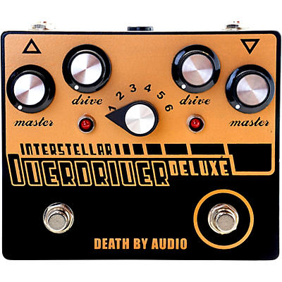 Death By Audio Interstellar Overdriver Deluxe Dual Overdrive Noise Effects Pedal
